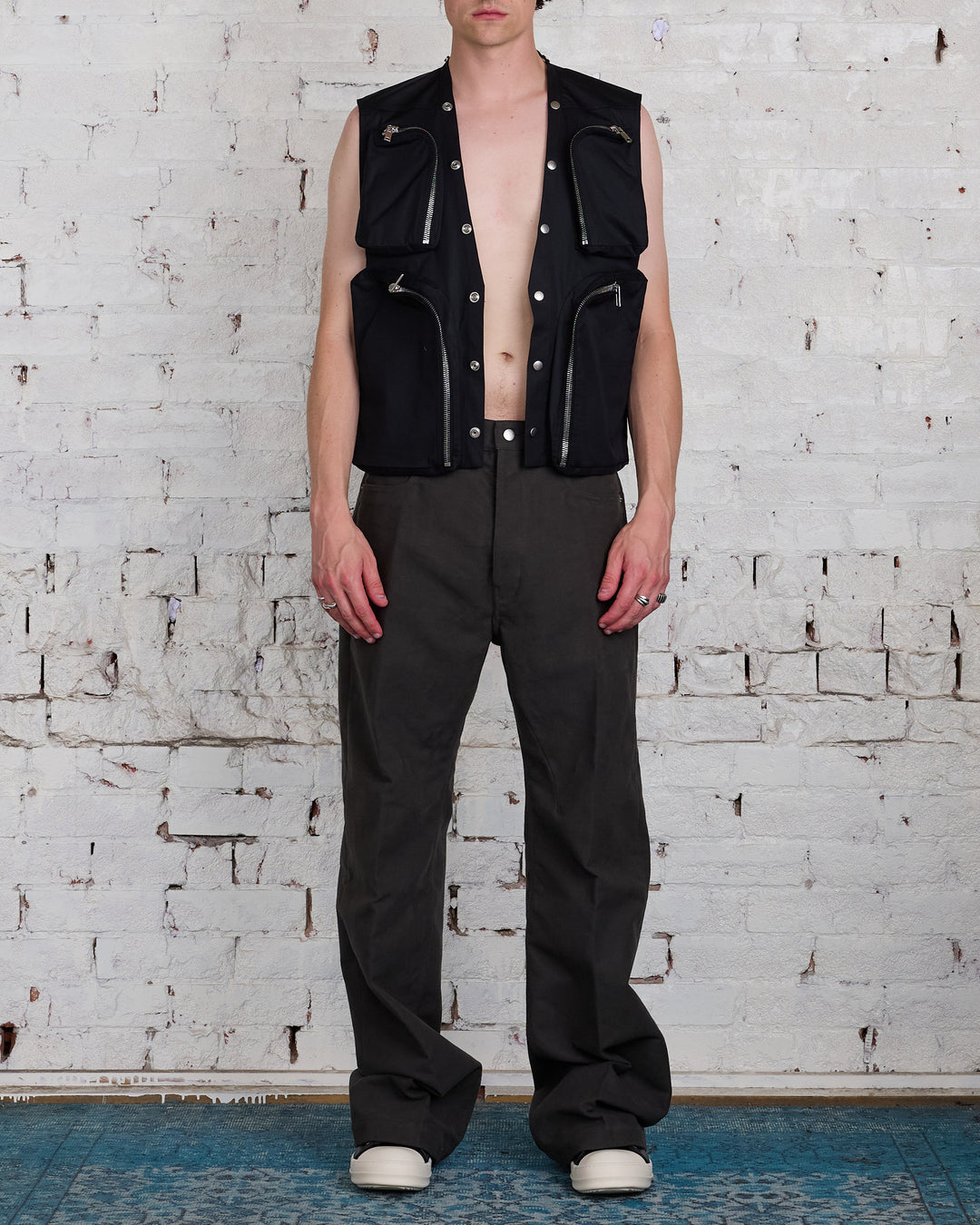 Rick Owens Cargo Vest TE Black