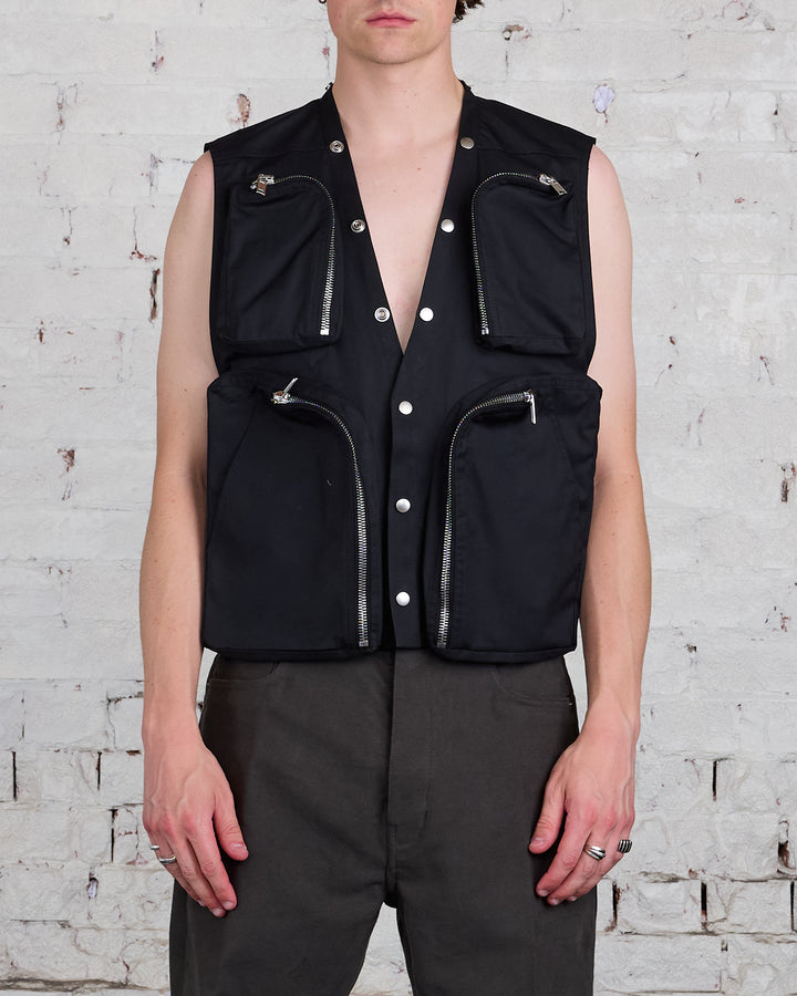 Rick Owens Cargo Vest TE Black