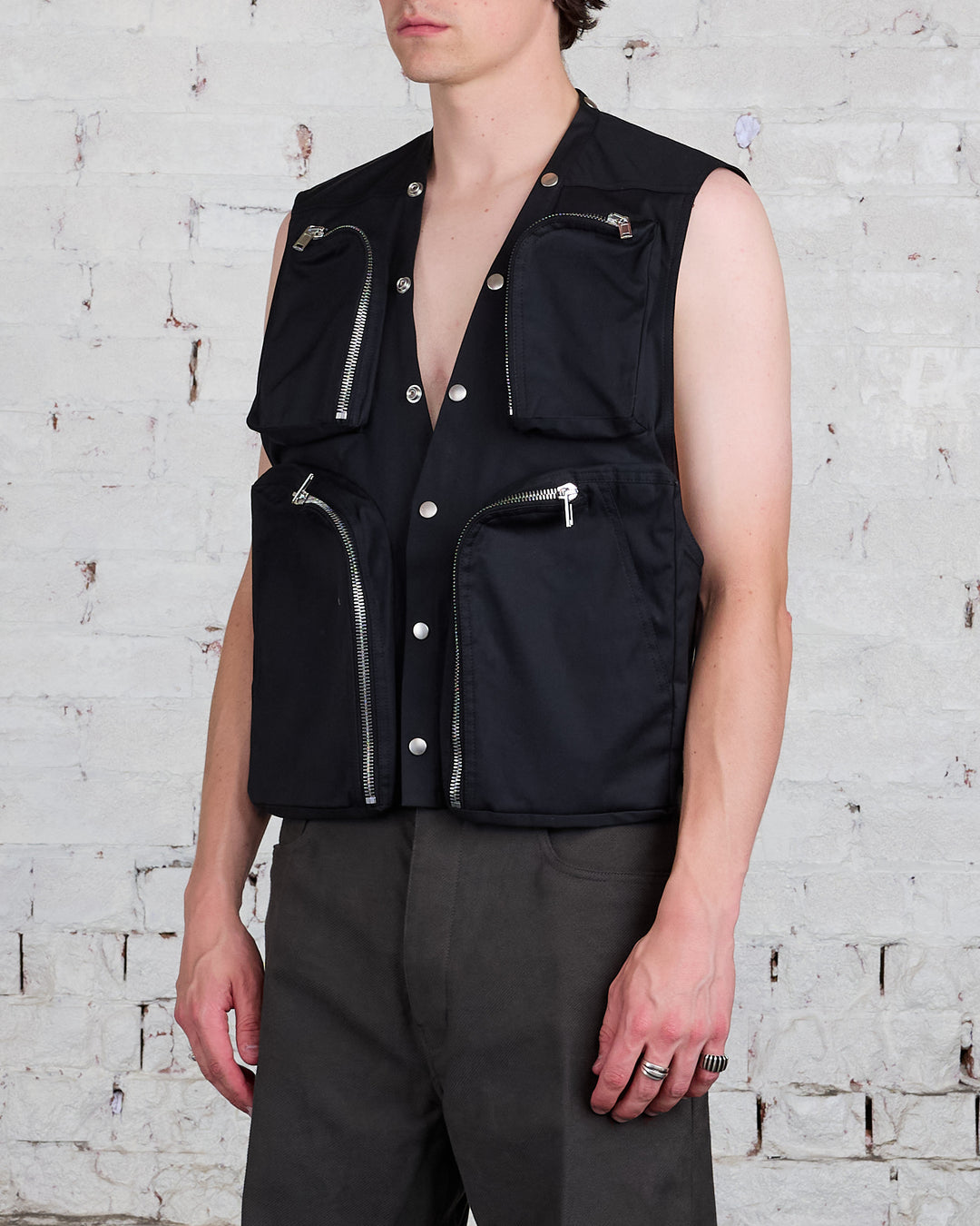 Rick Owens Cargo Vest TE Black