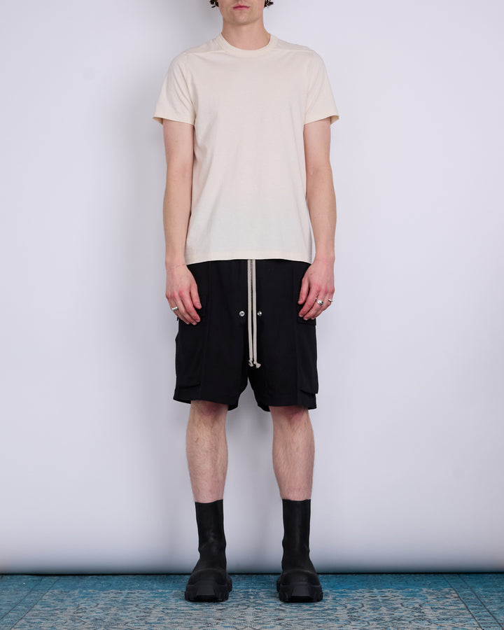 Rick Owens Cargobela Short Wool Sable Black