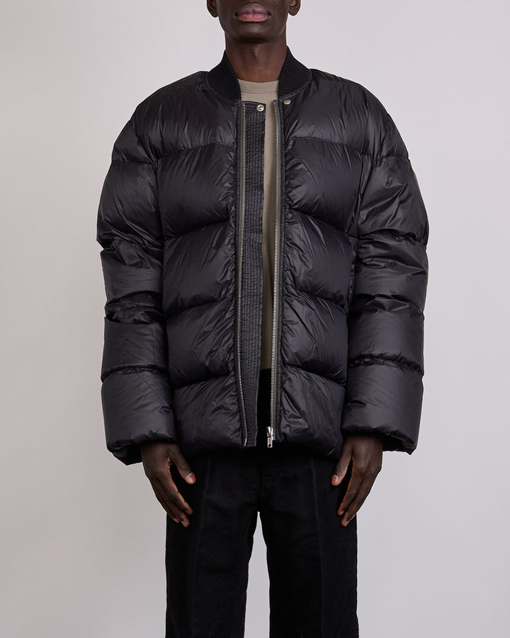 Rick Owens Classic Flight Duvet Jacket Nylon Black