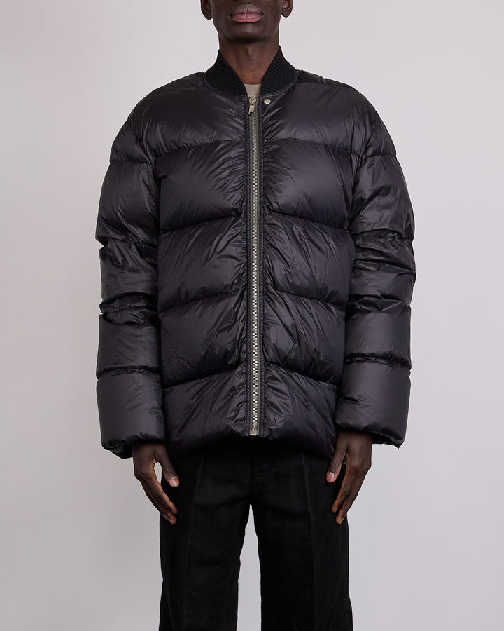 Rick Owens Classic Flight Duvet Jacket Nylon Black