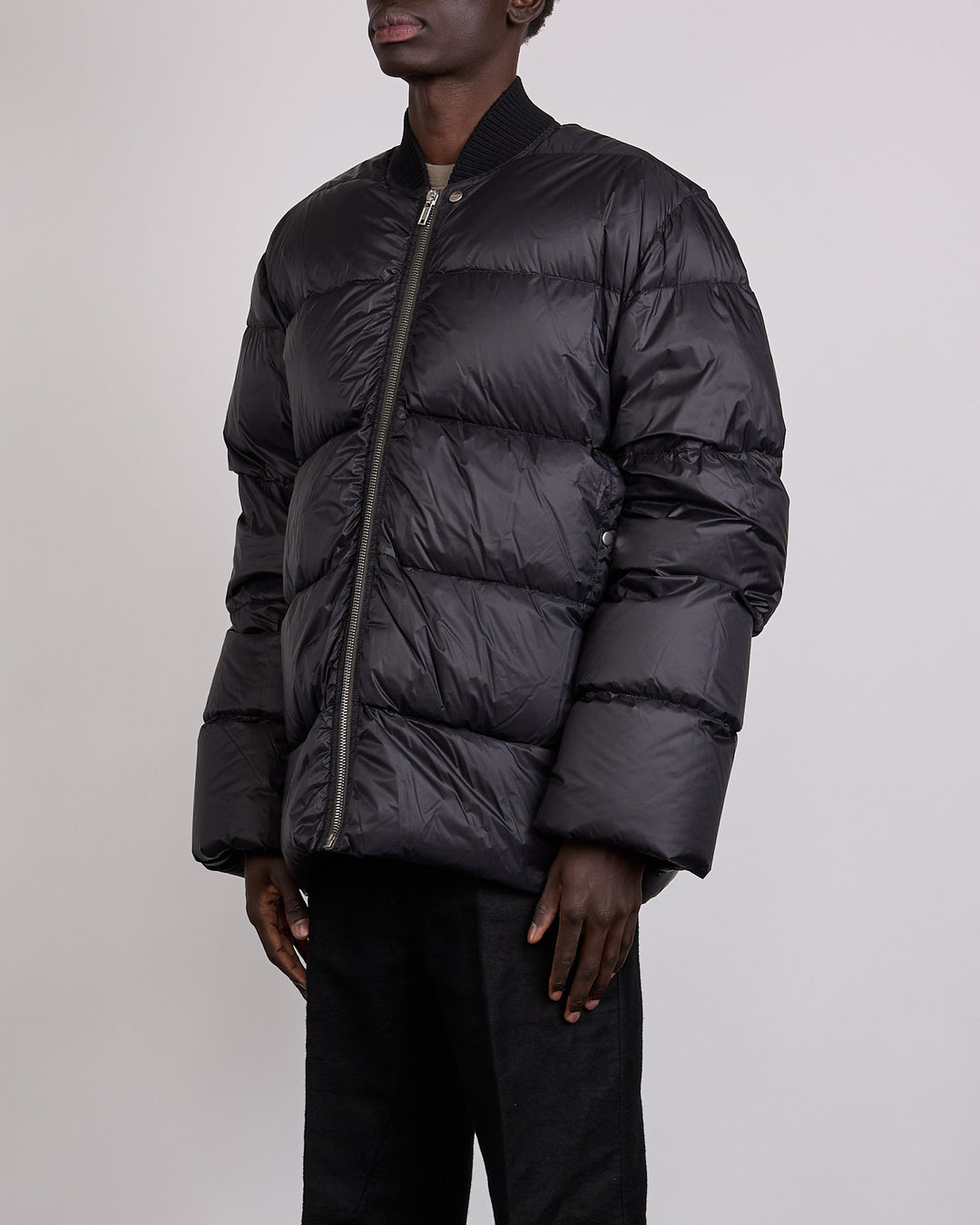 Rick Owens Classic Flight Duvet Jacket Nylon Black