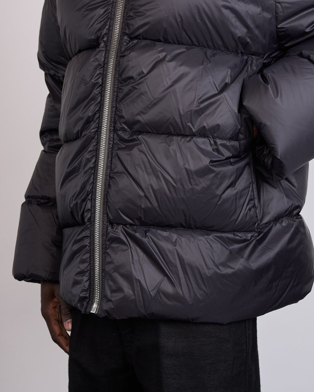 Rick Owens Classic Flight Duvet Jacket Nylon Black