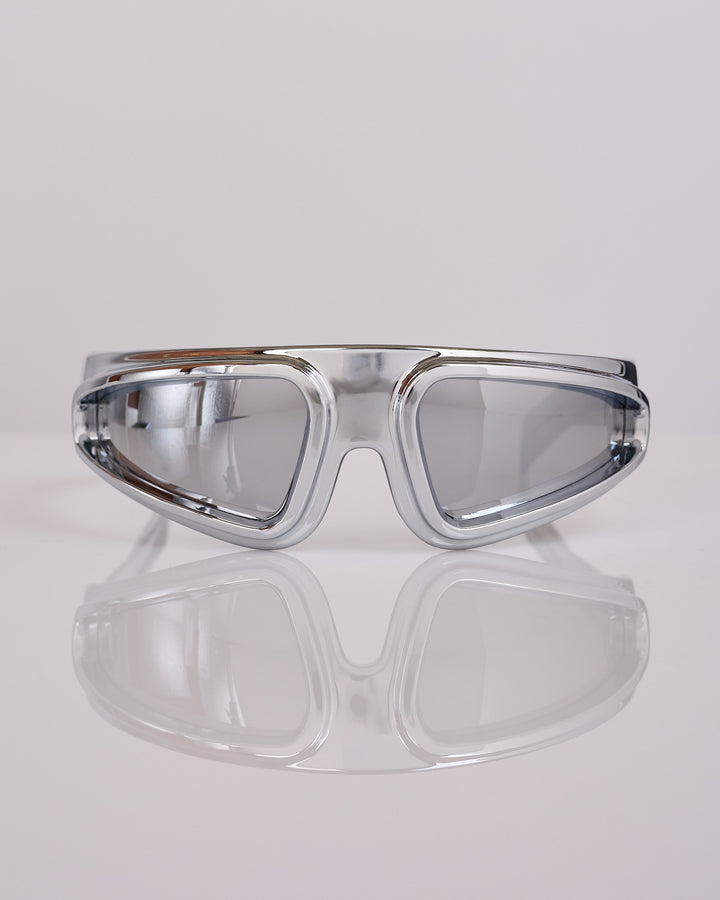 Rick Owens Concordians Ryder Sunglass Silver/Silver
