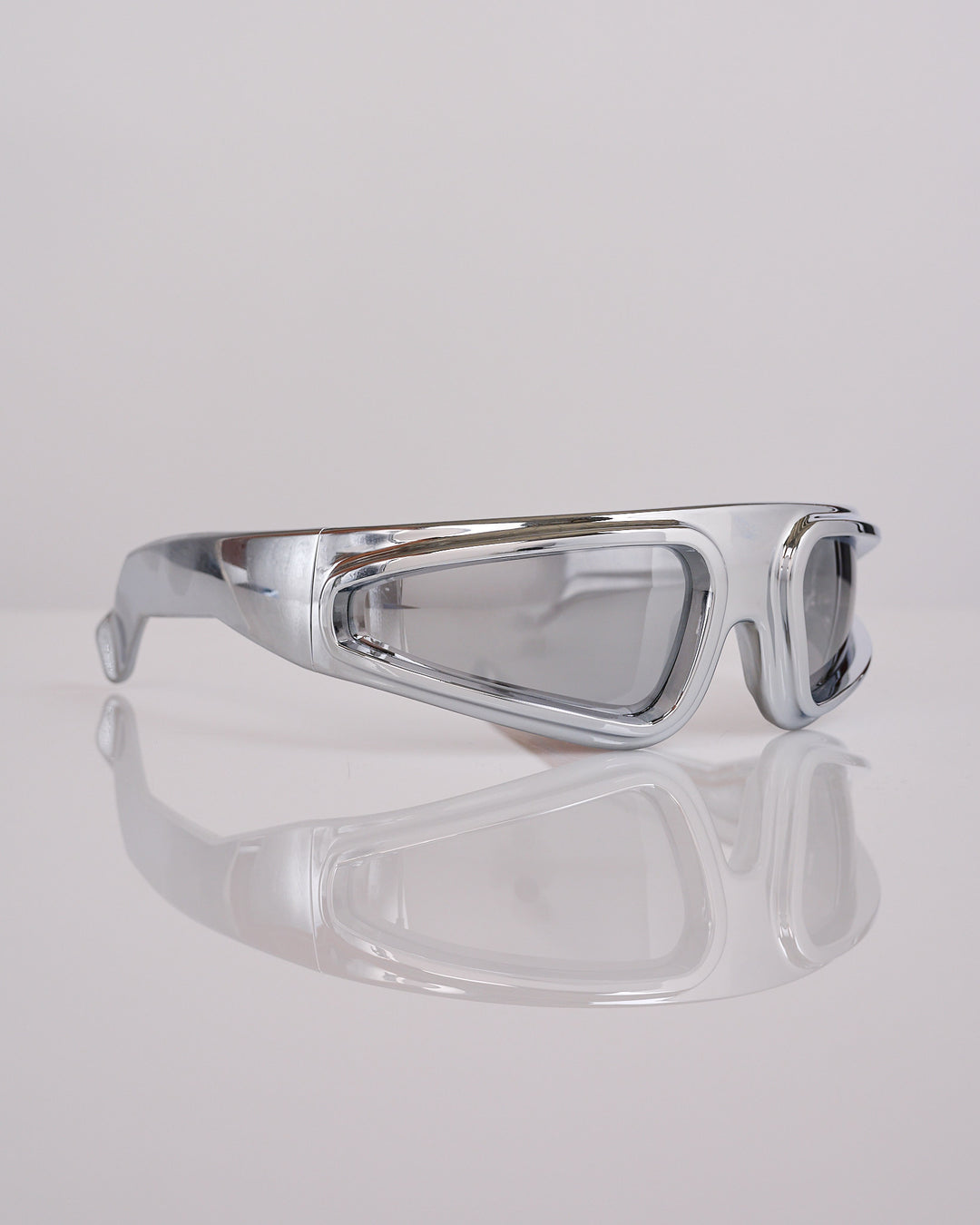 Rick Owens Concordians Ryder Sunglass Silver/Silver