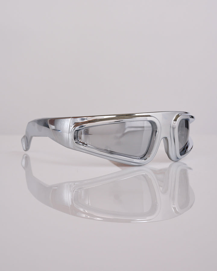 Rick Owens Concordians Ryder Sunglass Silver/Silver