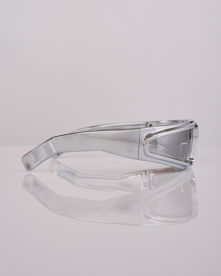 Rick Owens Concordians Ryder Sunglass Silver/Silver