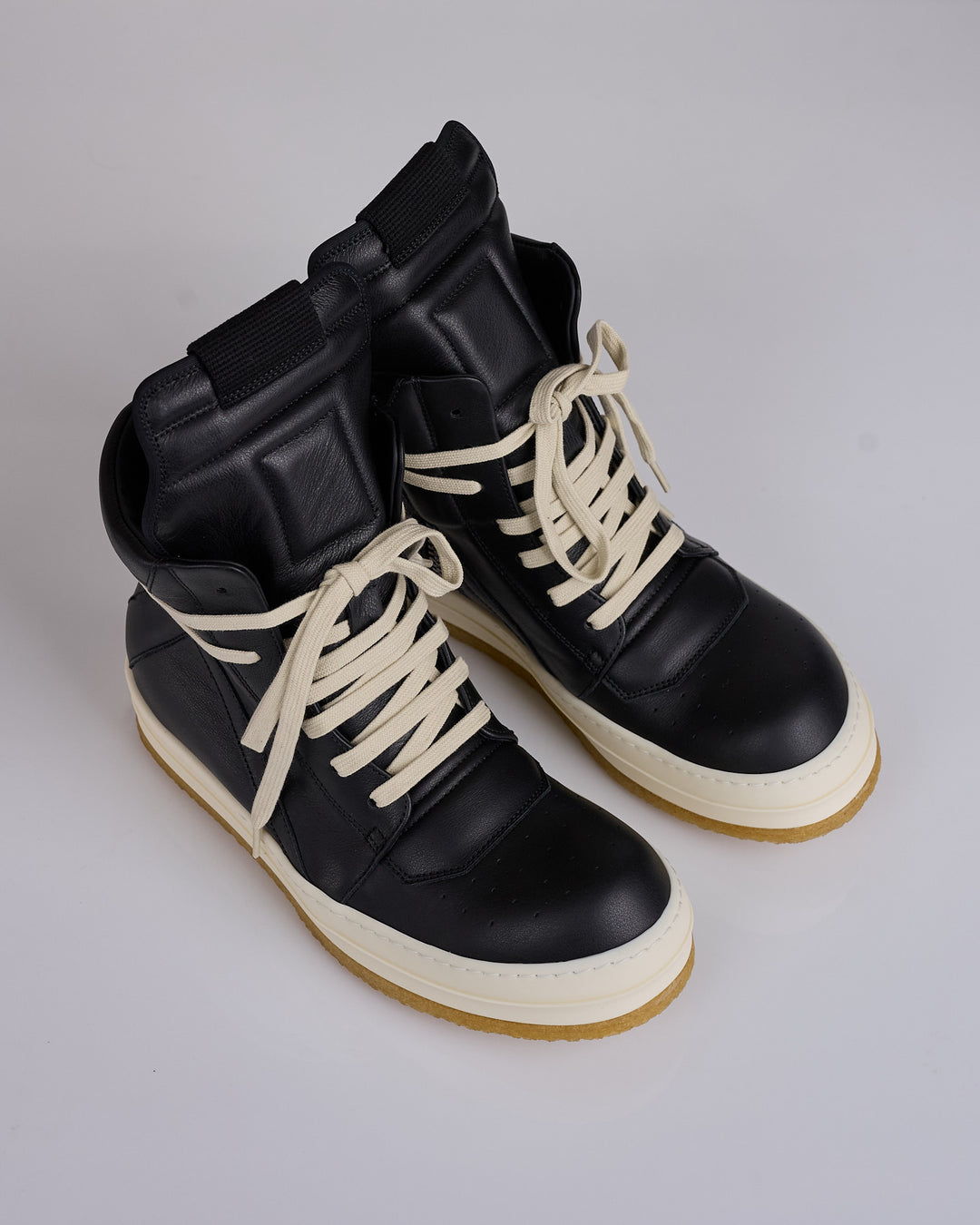 Rick Owens Creep Geobasket Black Milk