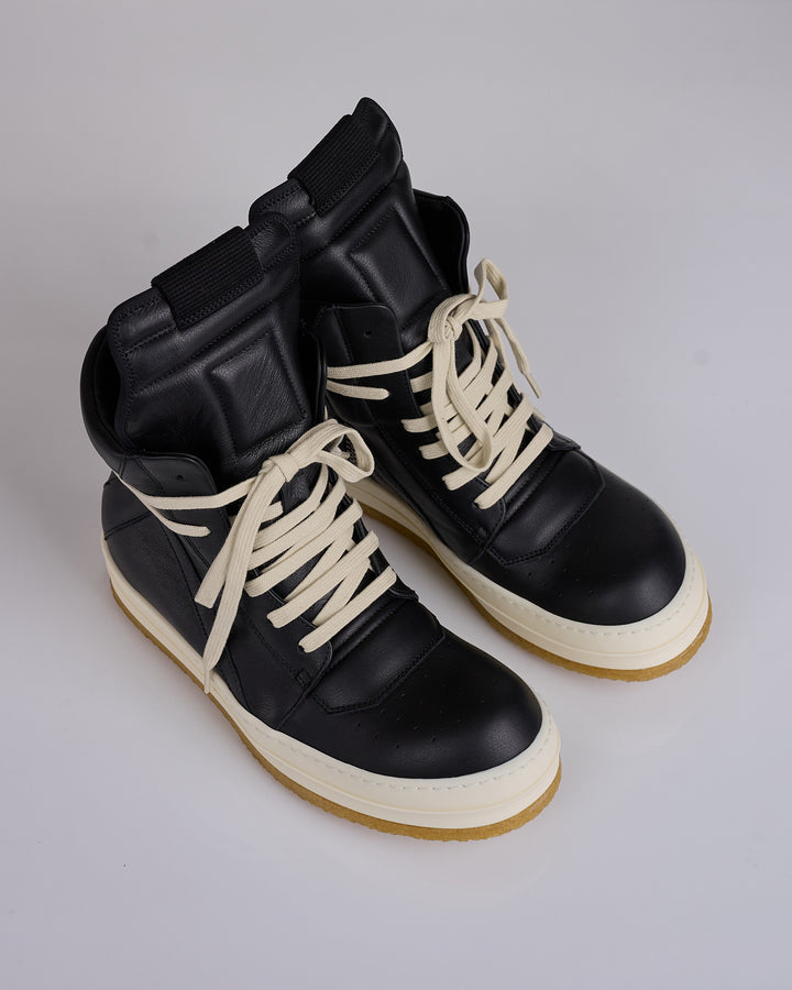 Rick Owens Creep Geobasket Black Milk