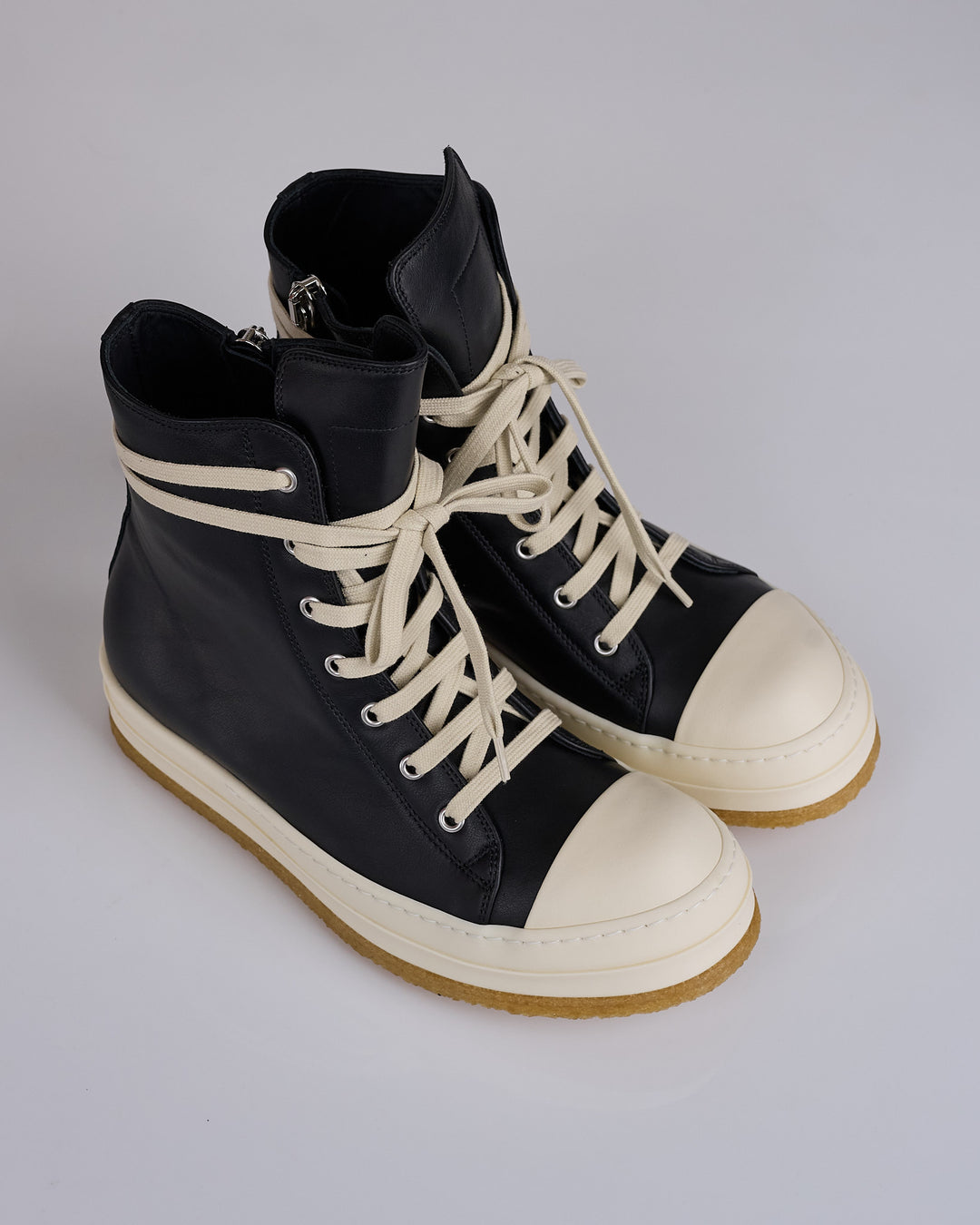 Rick Owens Creep Sneaker Black Milk Milk