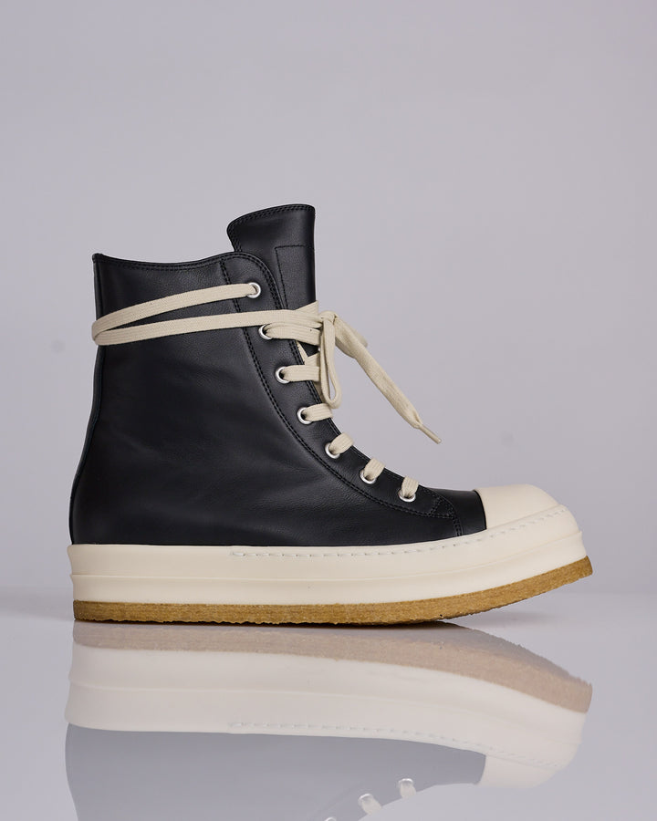 Rick Owens Creep Sneaker Black Milk Milk