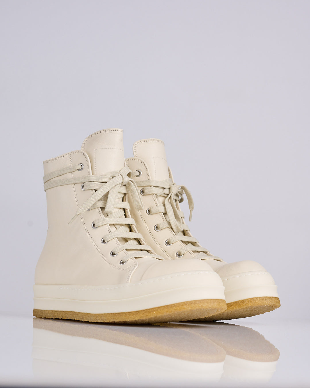 Rick Owens Creep Sneaker Milk Milk Milk
