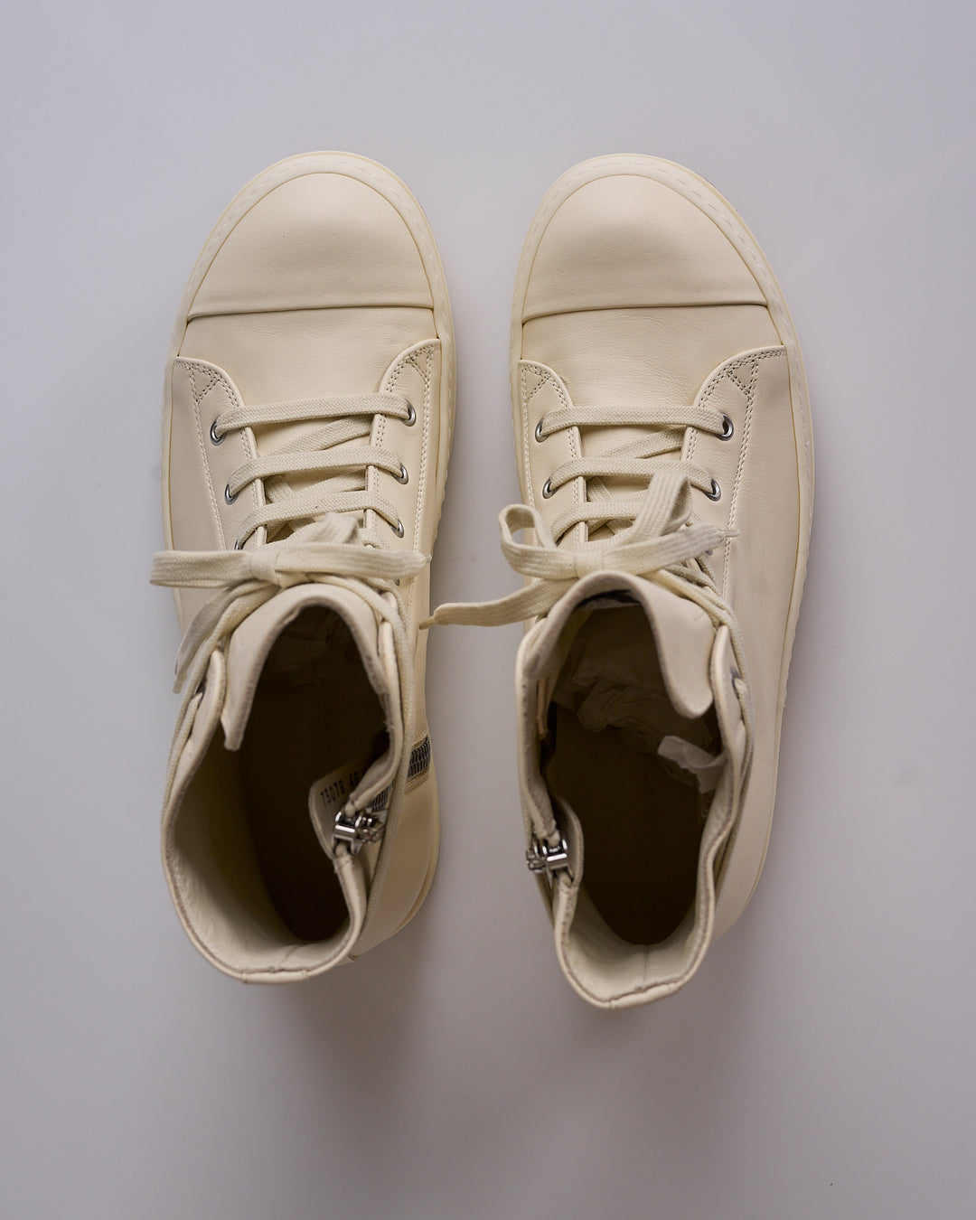 Rick Owens Creep Sneaker Milk Milk Milk