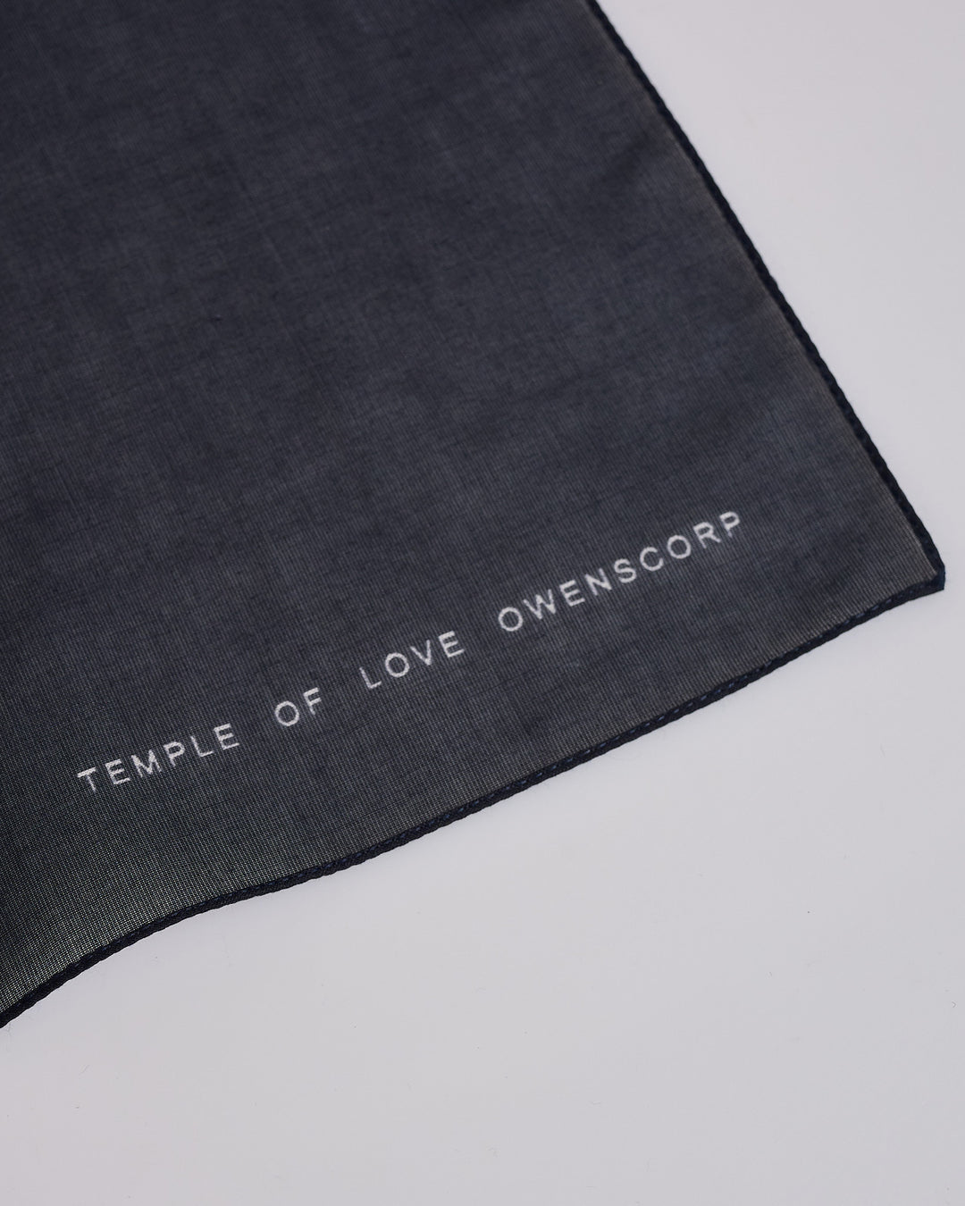 Rick Owens DRKSHDW 53x53 Bandana Statue Black Milk