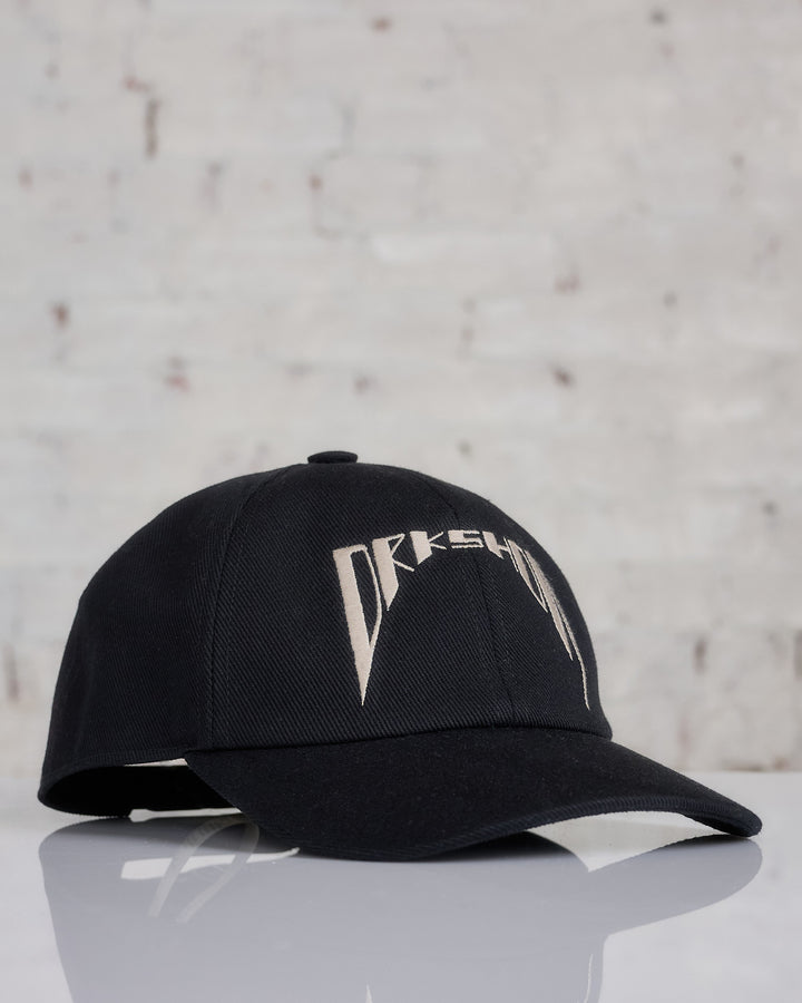 Rick Owens DRKSHDW Baseball Cap DRKSHDW Black Pearl