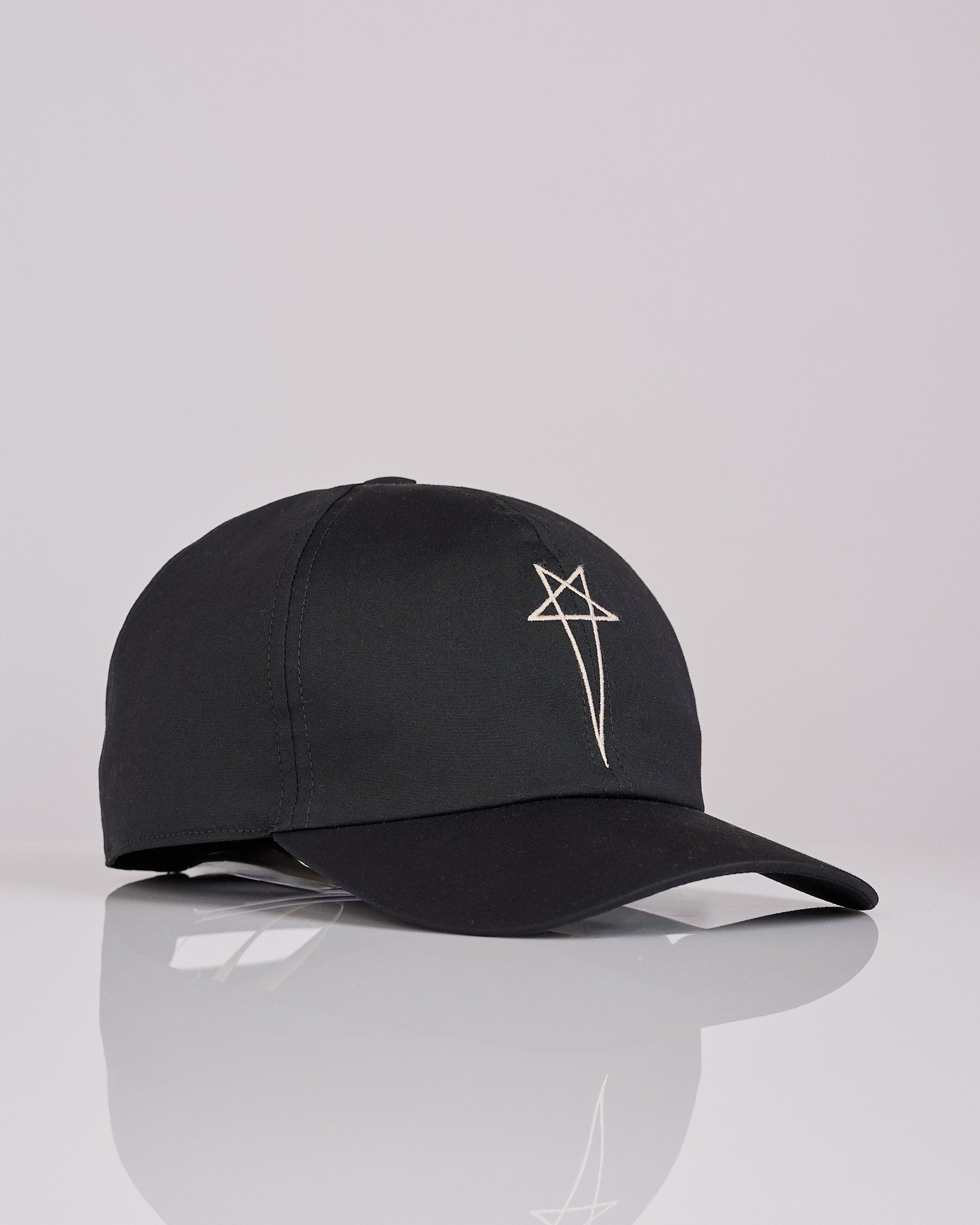 Rick Owens DRKSHDW Baseball Cap Pentagram Black Pearl – LESS 17