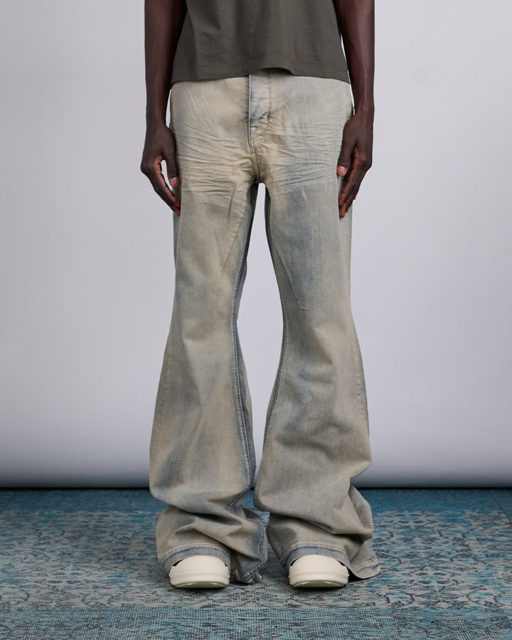 Rick Owens DRKSHDW Bolan 13oz Jean Mineral Pearl