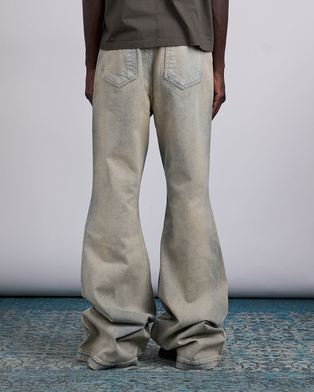 Rick Owens DRKSHDW Bolan 13oz Jean Mineral Pearl