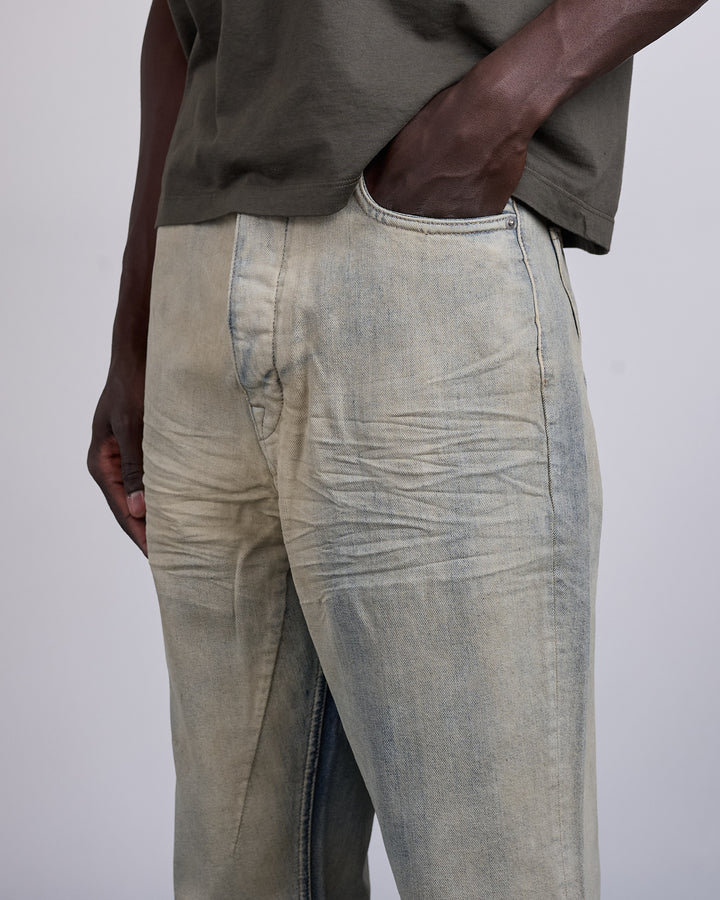 Rick Owens DRKSHDW Bolan 13oz Jean Mineral Pearl