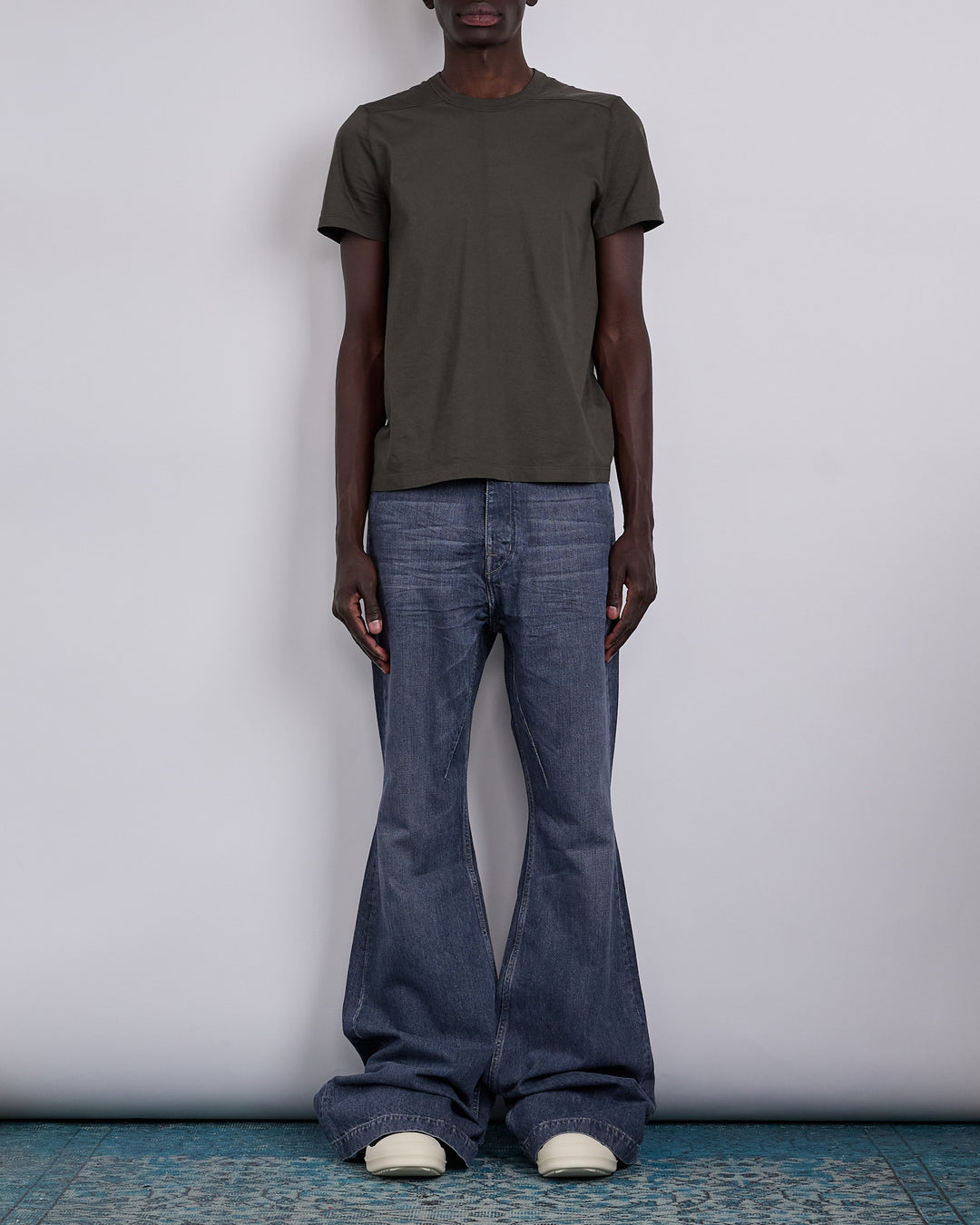 Rick Owens DRKSHDW Bolan 13oz Jean Stone Wash Grey