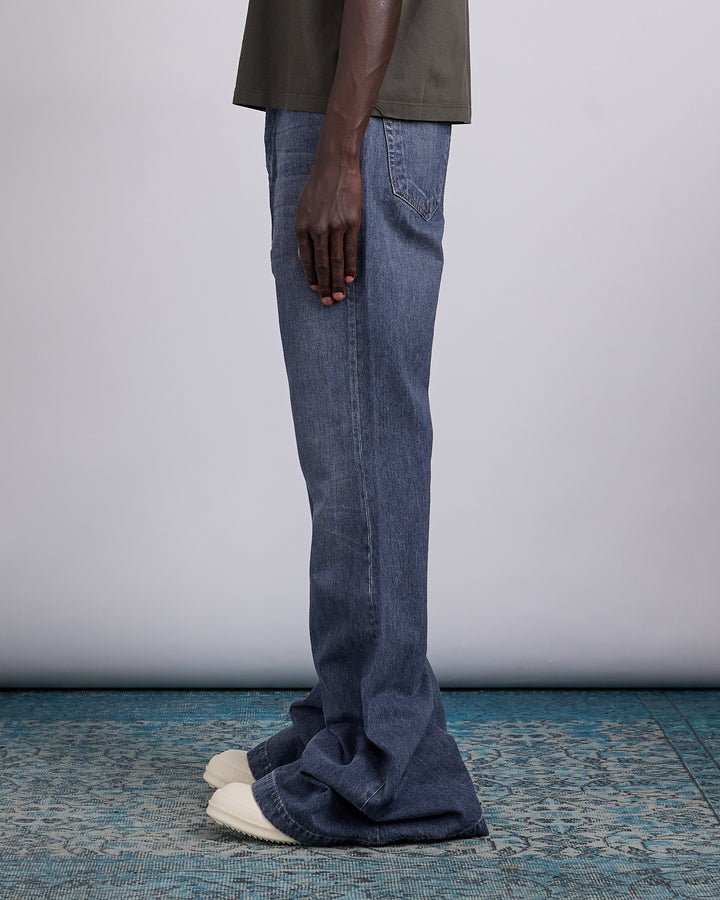 Rick Owens DRKSHDW Bolan 13oz Jean Stone Wash Grey