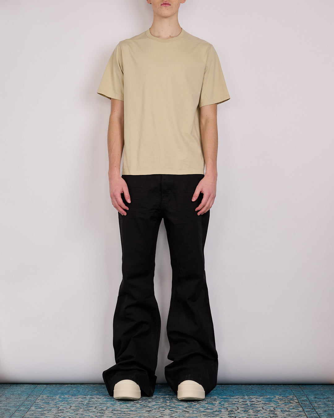 Rick Owens DRKSHDW Bolan Bootcut Jean Canvas Black