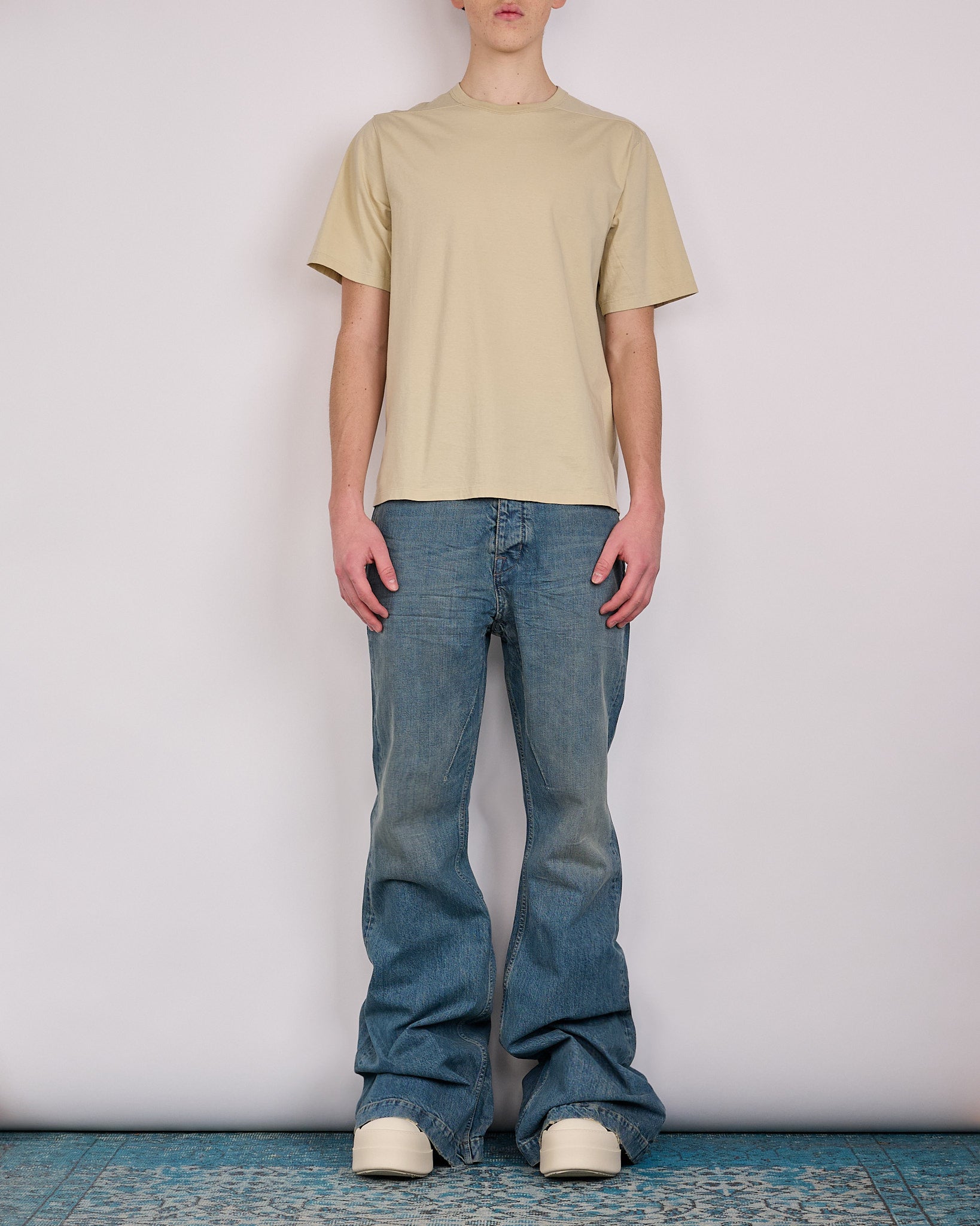 Rick Owens DRKSHDW Bolan Bootcut Jean Denim Washed Indigo – LESS 17