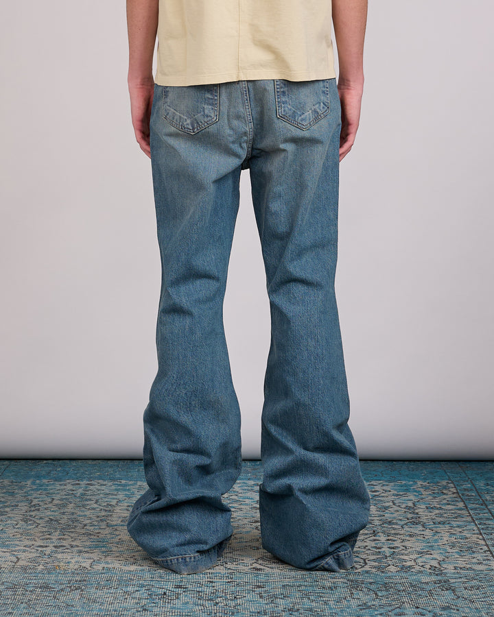 Rick Owens DRKSHDW Bolan Bootcut Jean Denim Washed Indigo