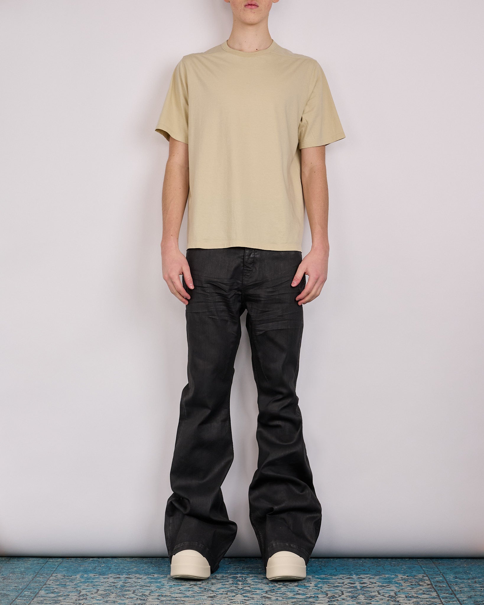 Rick Owens DRKSHDW Bolan Bootcut Jean Stretch Deep Black Denim