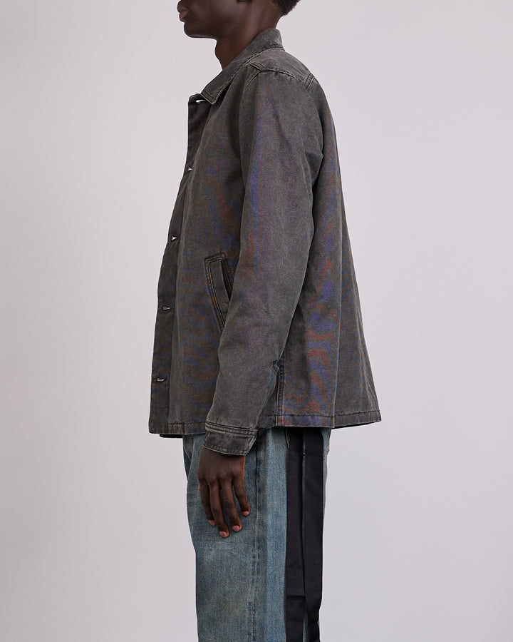 Rick Owens DRKSHDW Brad Lined Jacket Canvas Gravel