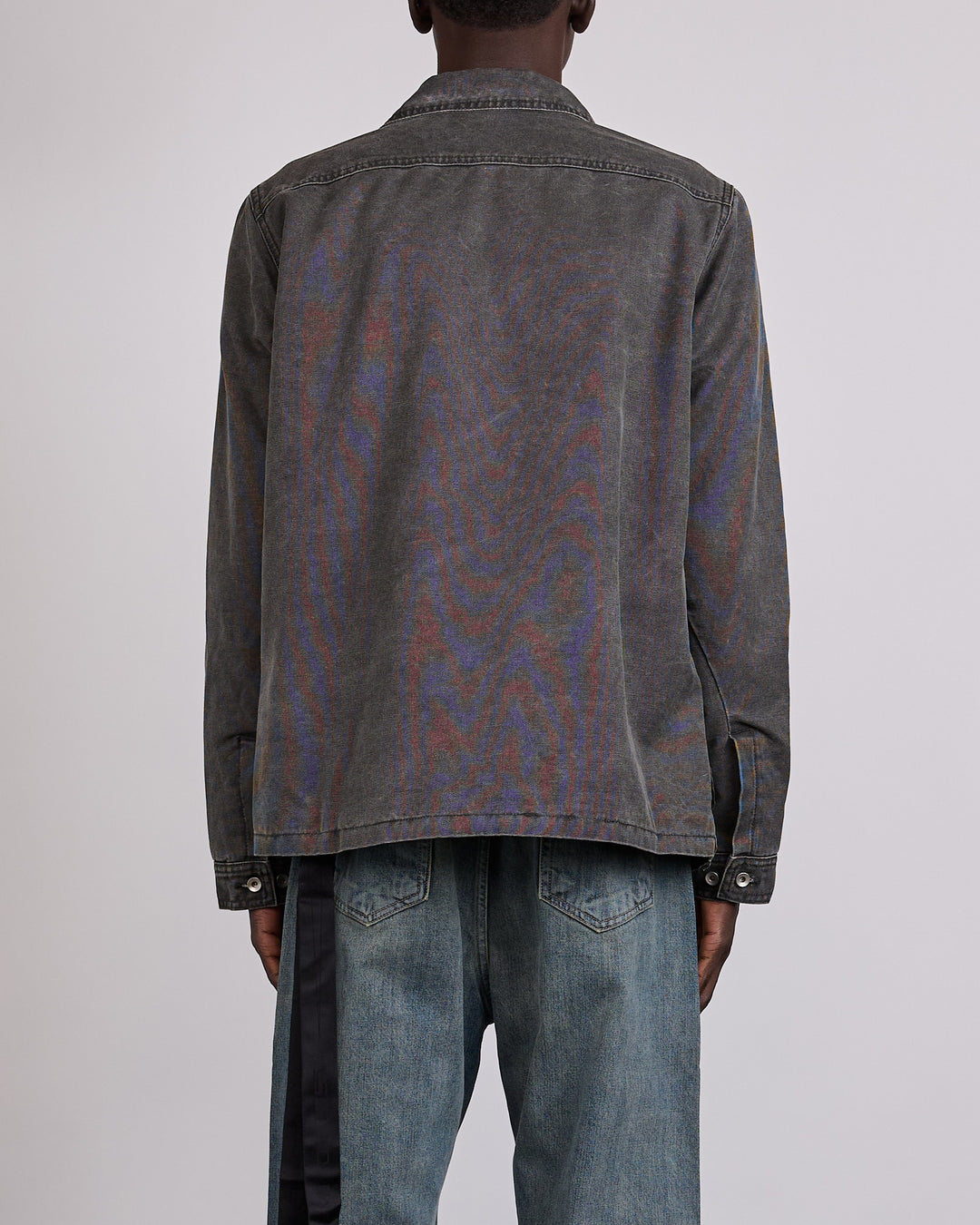 Rick Owens DRKSHDW Brad Lined Jacket Canvas Gravel