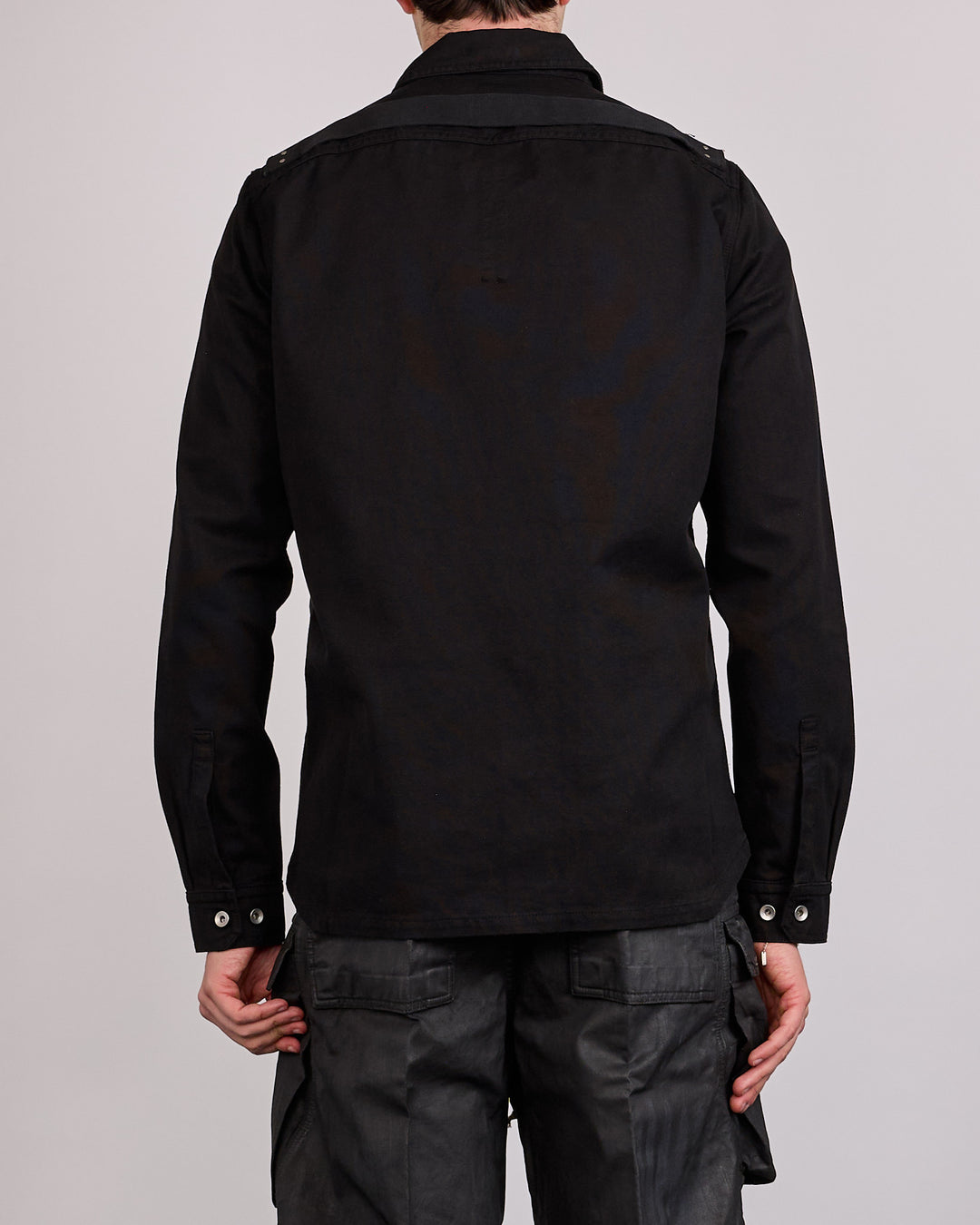 Rick Owens DRKSHDW Canvas Outershirt Black