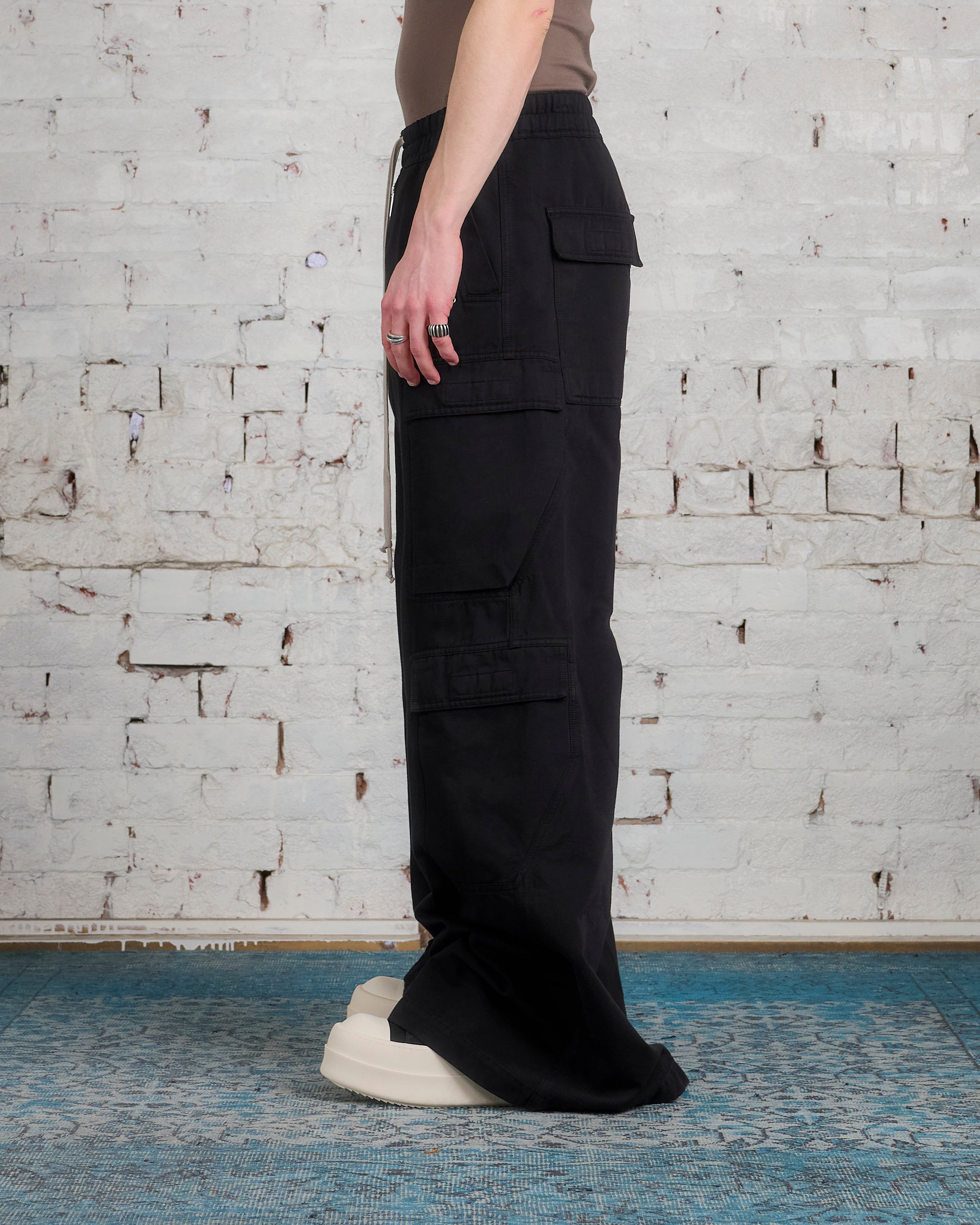 Rick Owens DRKSHDW Cargo Jumbo Belas Pants CB Black – LESS 17