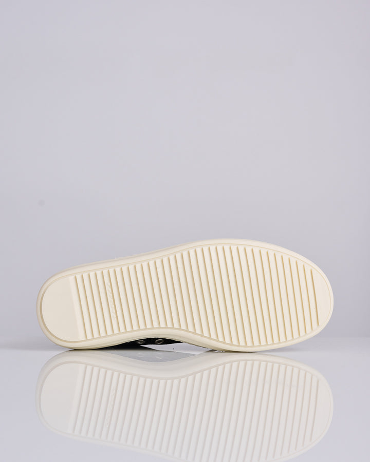 Rick Owens DRKSHDW Cargo Sneaks 13oz Overdye Denim Black Milk