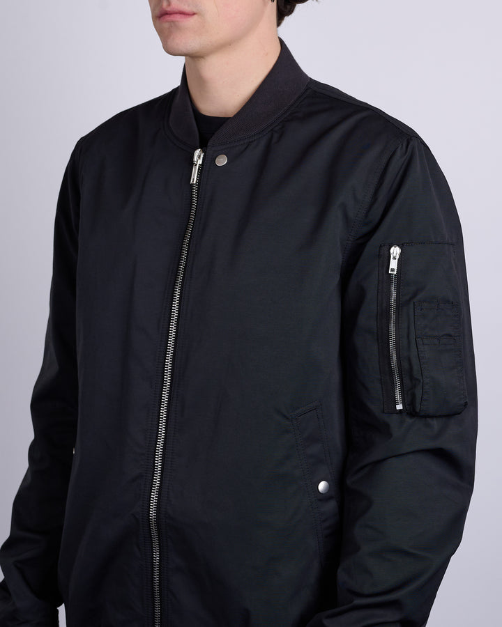 Rick Owens DRKSHDW Classic Flight Jacket MU Black