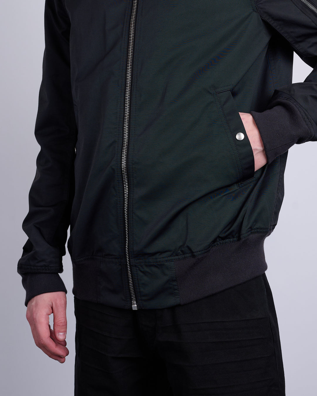 Rick Owens DRKSHDW Classic Flight Jacket MU Black