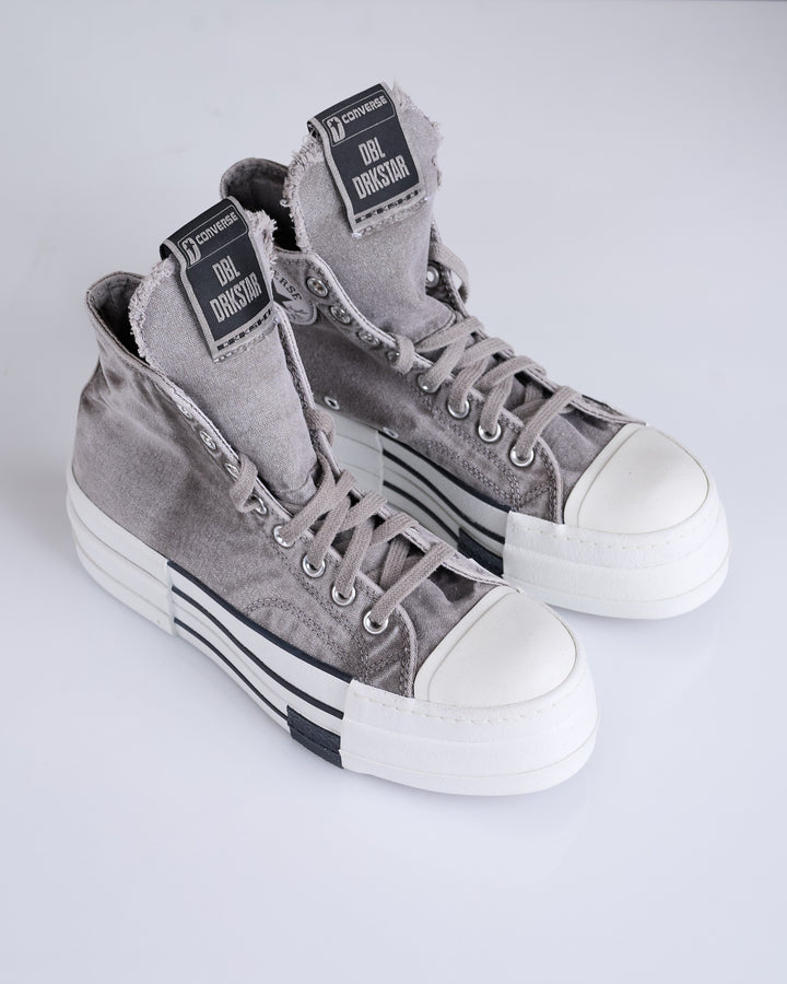 Rick Owens DRKSHDW Converse DBL DRKSTAR HI Concrete