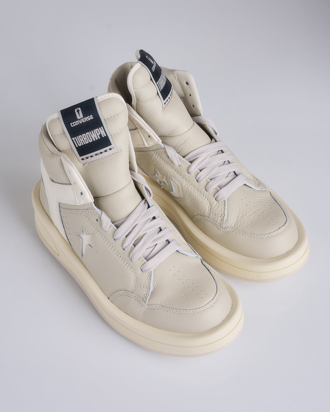 Rick Owens DRKSHDW Converse TURBOWPN Oyster White