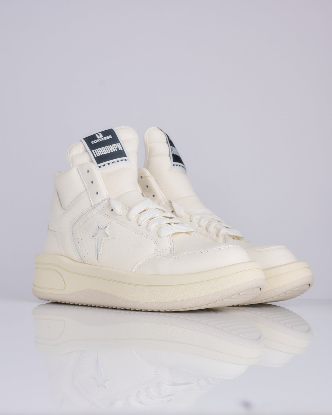 Rick Owens DRKSHDW Converse TURBOWPN White White