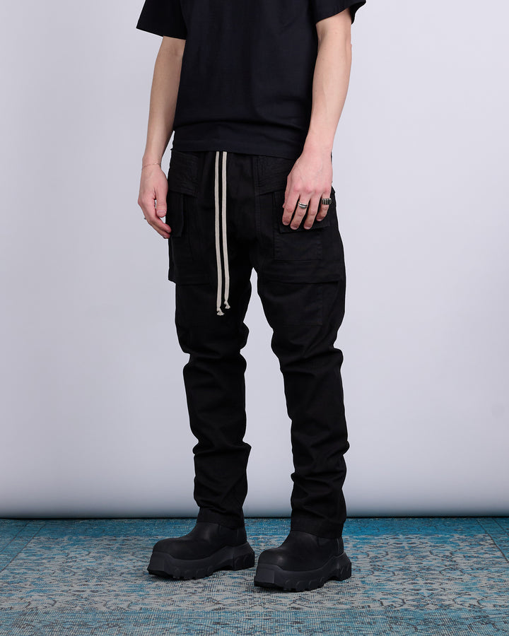 Rick Owens DRKSHDW Creatch Cargo Pant Cotton Canvas Black