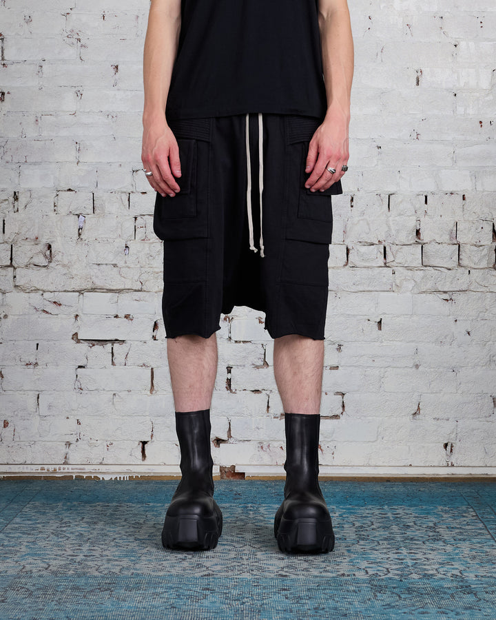 Rick Owens DRKSHDW Creatch Cargo Pod Short RIG Black