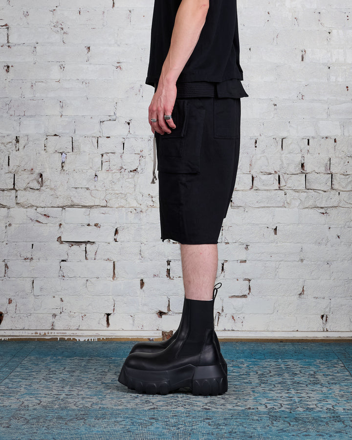 Rick Owens DRKSHDW Creatch Cargo Pod Short RIG Black