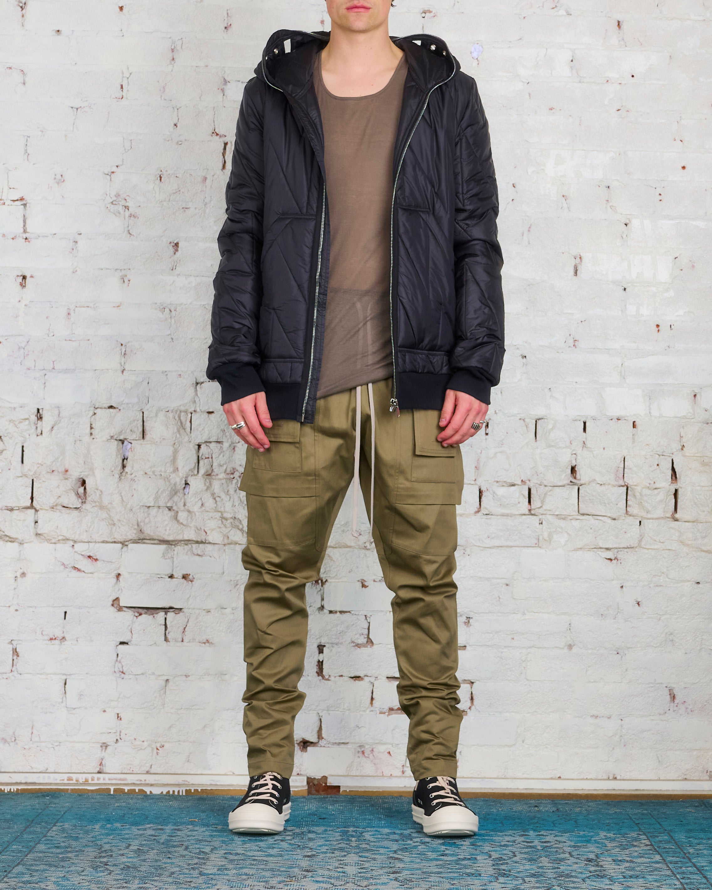 Rick Owens DRKSHDW Creatch Cargo Twill Pant Pale Green – LESS 17