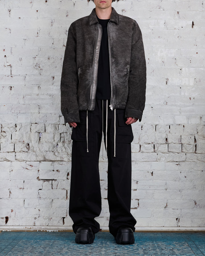 Rick Owens DRKSHDW Creatch Cargo Wide Pant Twill Black