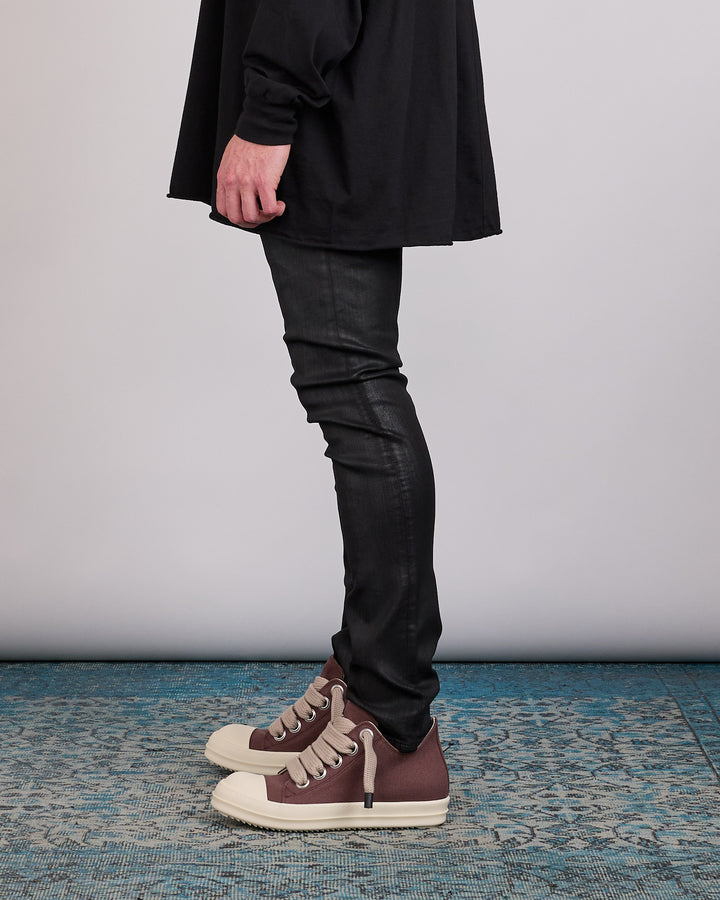 Rick Owens DRKSHDW Detroit Cut Jean SBW Black Wax