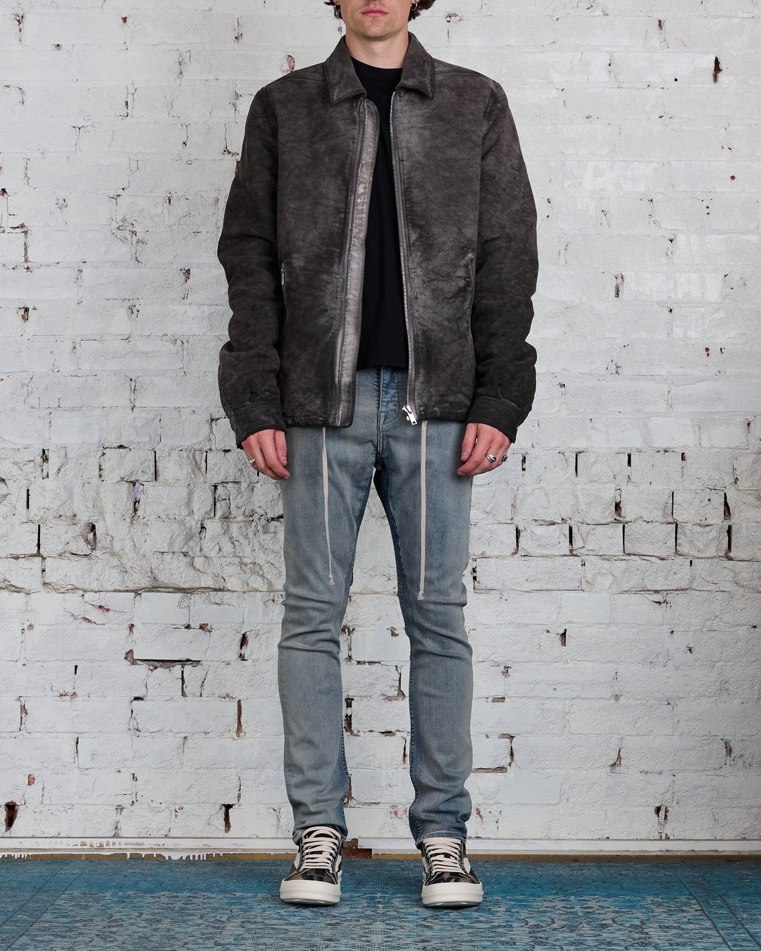 Rick Owens DRKSHDW Detroit Jean 13oz Sky Stretch Denim