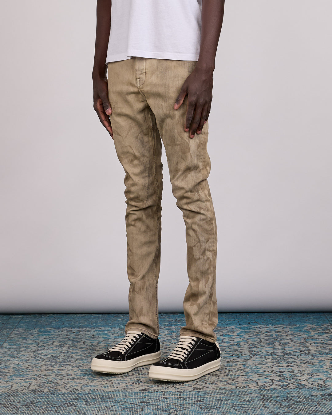 Rick Owens DRKSHDW Detroit Jean Stretch Denim Dust