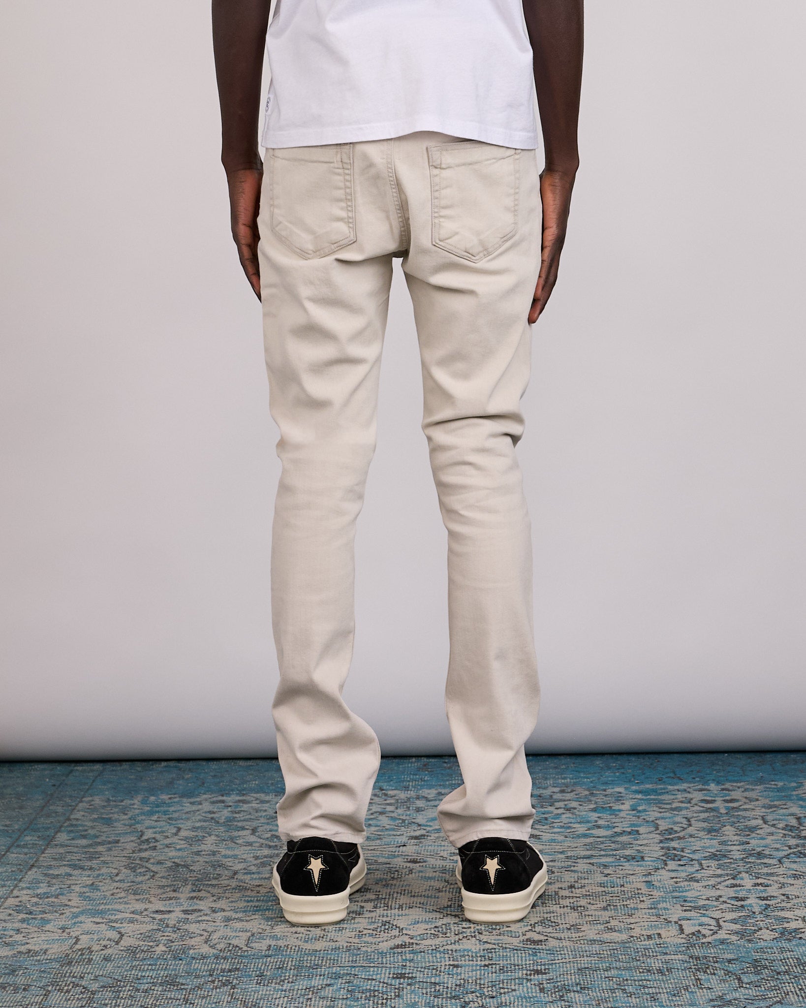 Rick Owens DRKSHDW Detroit Jean Stretch Denim Milk Wash – LESS 17