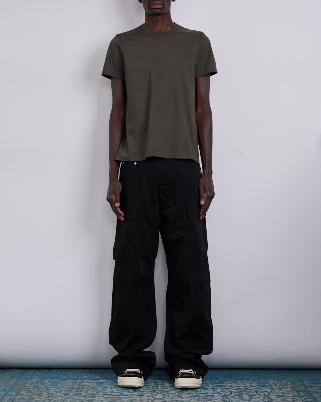 Rick Owens DRKSHDW Double Cargo Jean Cotton Twill Black